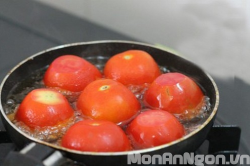 Cách làm món cà chua nhồi thịt chiên 5