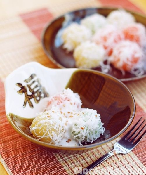 Bánh tằm khoai mì thơm ngon dễ làm 1