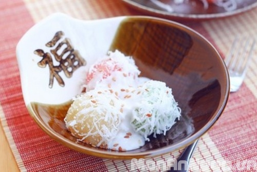 Bánh tằm khoai mì thơm ngon dễ làm 9
